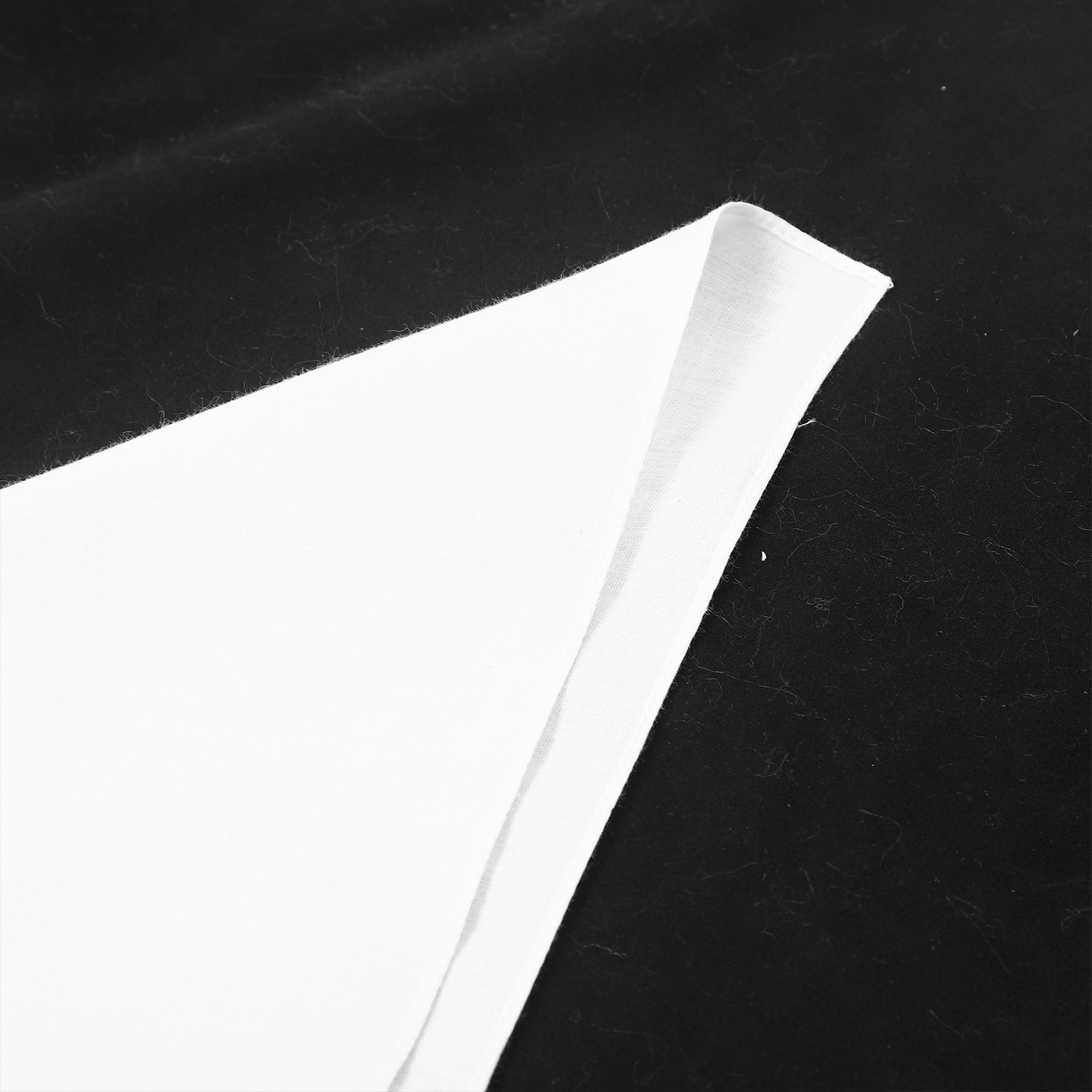 White Cotton Handkerchief Squa - Bandana Blank White avaliação e preço