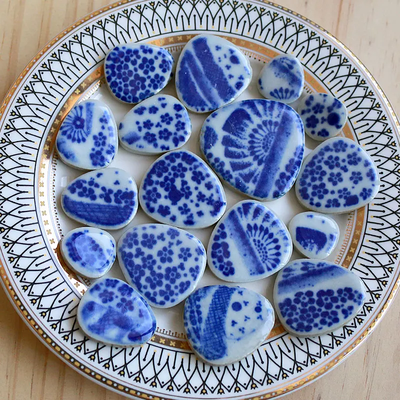 100g Oval Ceramic Mosaic Tiles - Ceramic Tile Blank avaliação e preço