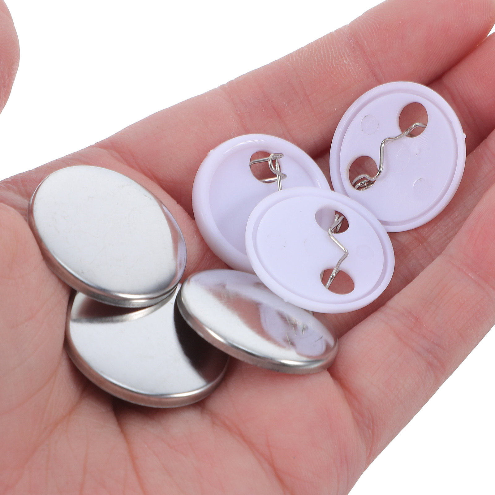 1Set Tinplate Badge Supplies R - Button Badge Blank avaliação e preço