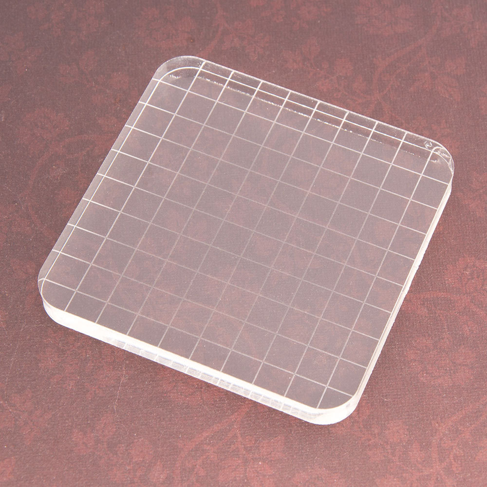 Clear Acrylic Stamp Block Use  - Photo Acrylic Block avaliação e preço