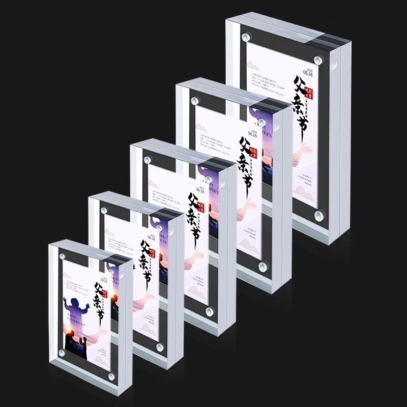 90x55mm Magnetic Acrylic Price - Photo Acrylic Block avaliação e preço
