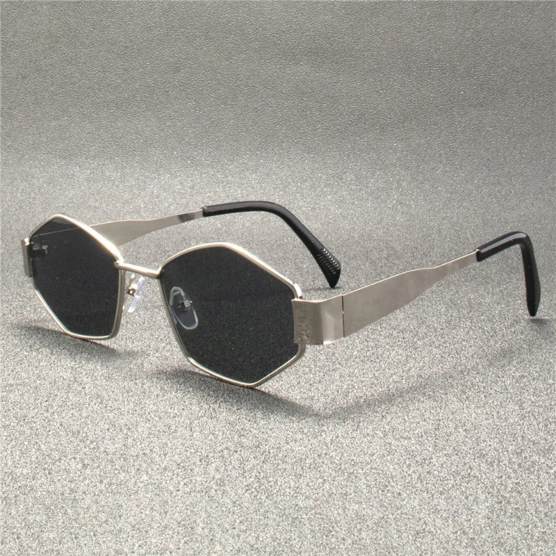 Vintage Punk Style Sunglasses  - Metal Photo Panel avaliação e preço