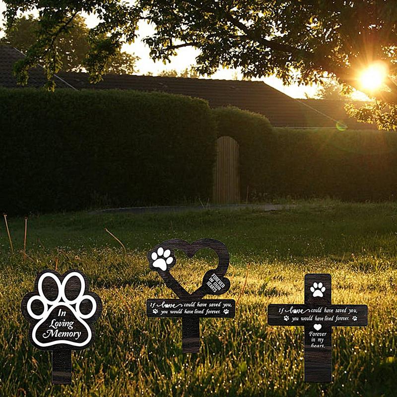Dog Grave Marker Dog Cemetery  - Yard Sign Blank avaliação e preço