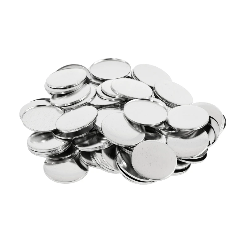 100PCS Blank Plastic/Metal But - Button Badge Blank avaliação e preço