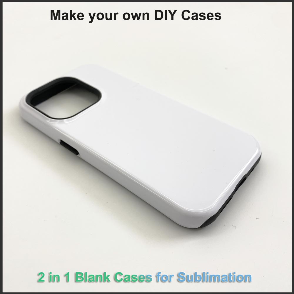 5 pcs 2 in 1 Blank Phone Case  - Phone Case Blank Print avaliação e preço