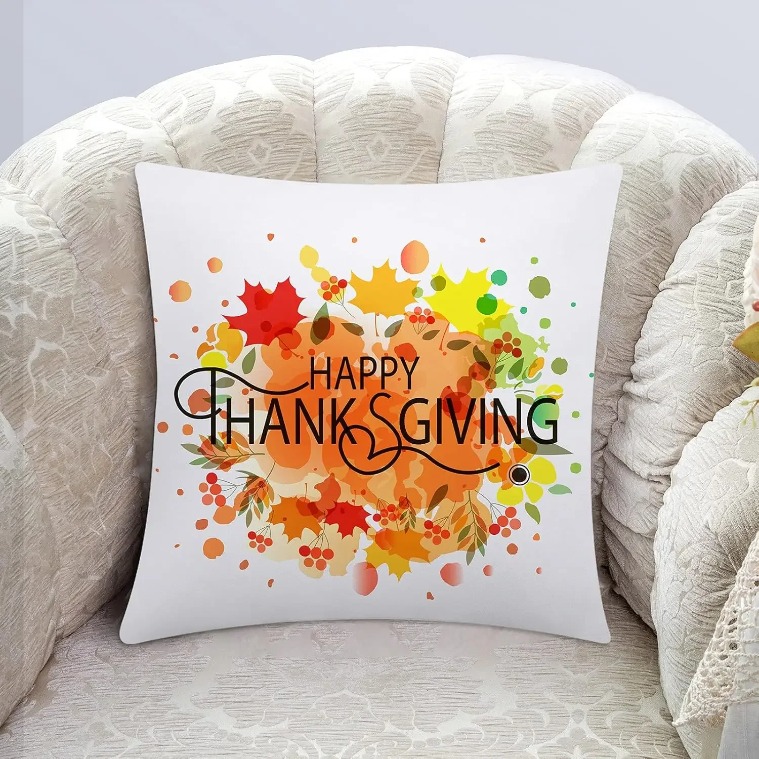 4-Pack White Polyester Peach S - Pillow Cover Sublimation avaliação e preço