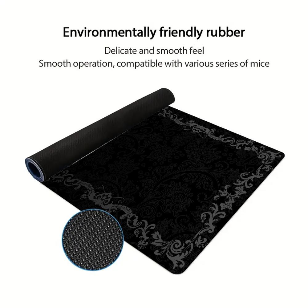 Black Flower Lace Mouse Pad La - Mouse Pad Blank Sublimation avaliação e preço