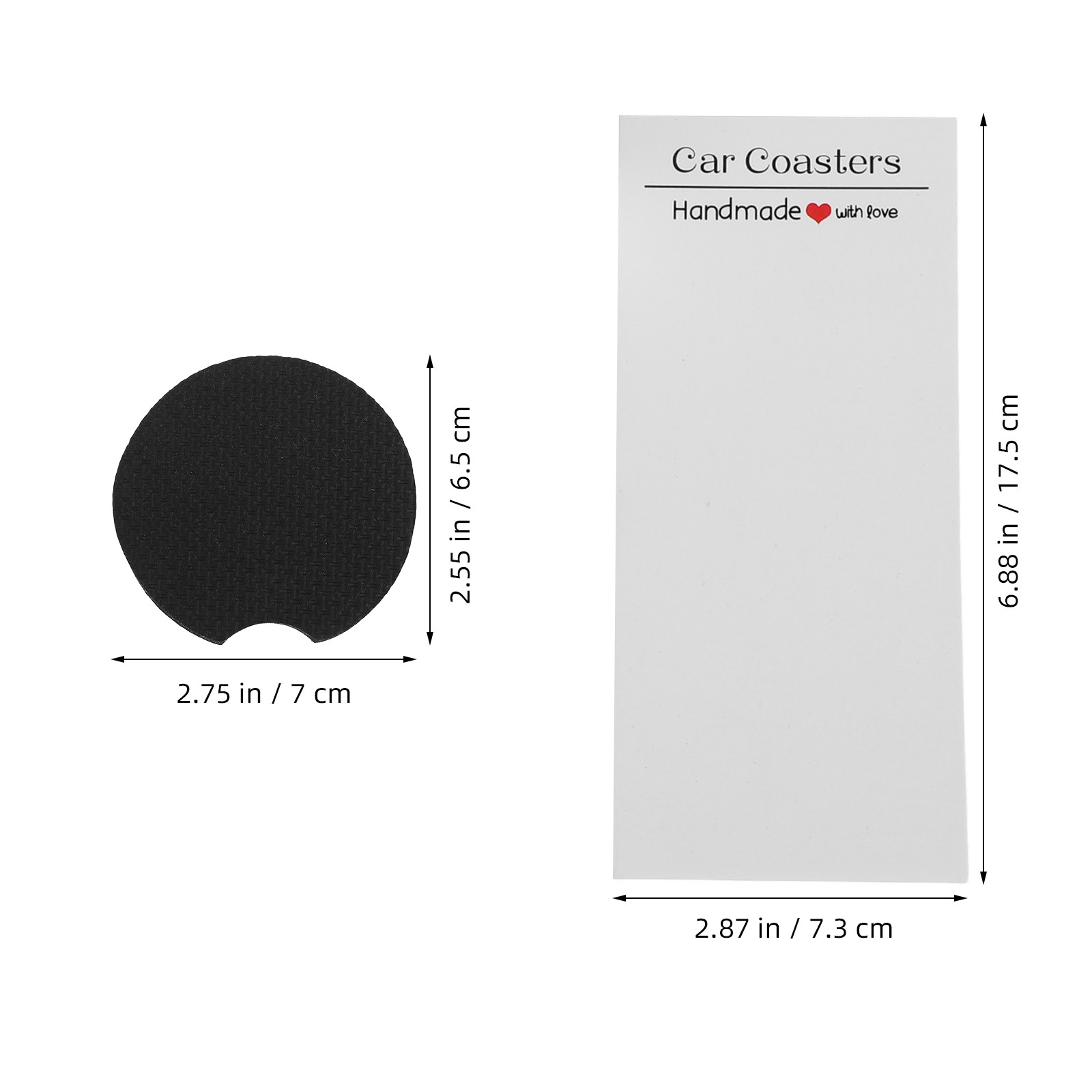 1Set Neoprene Car Cup Holder C - Coaster Sublimation Blank avaliação e preço