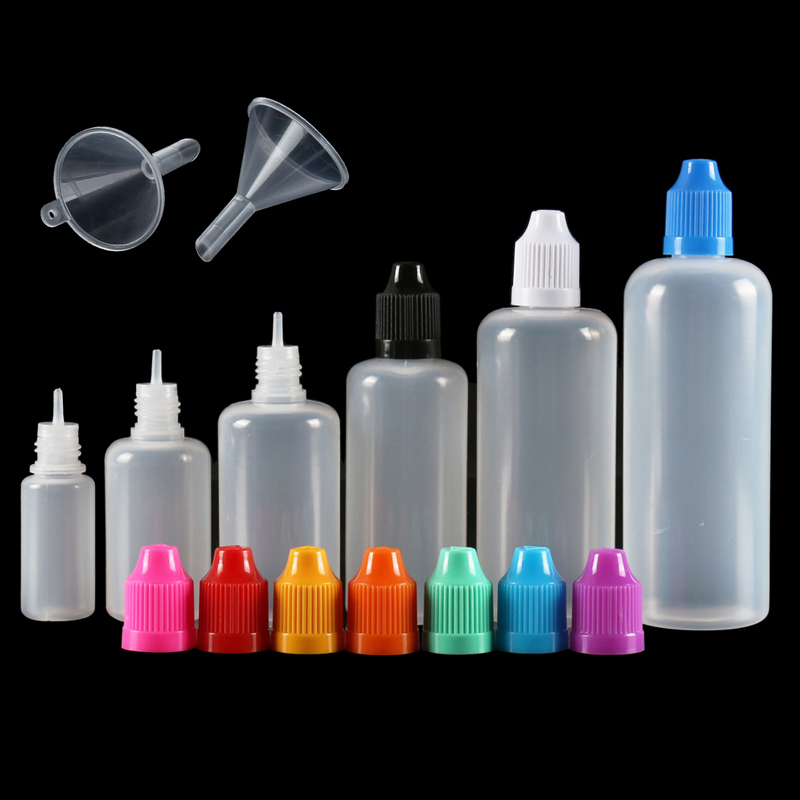 5Pcs 3ml-120ml LDPE Empty Plas - Water Bottle Blank avaliação e preço