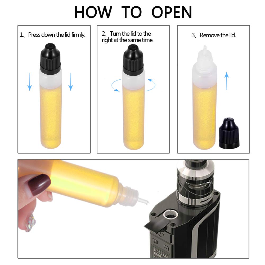 5Pcs 3ml-120ml LDPE Empty Plas - Water Bottle Blank avaliação e preço