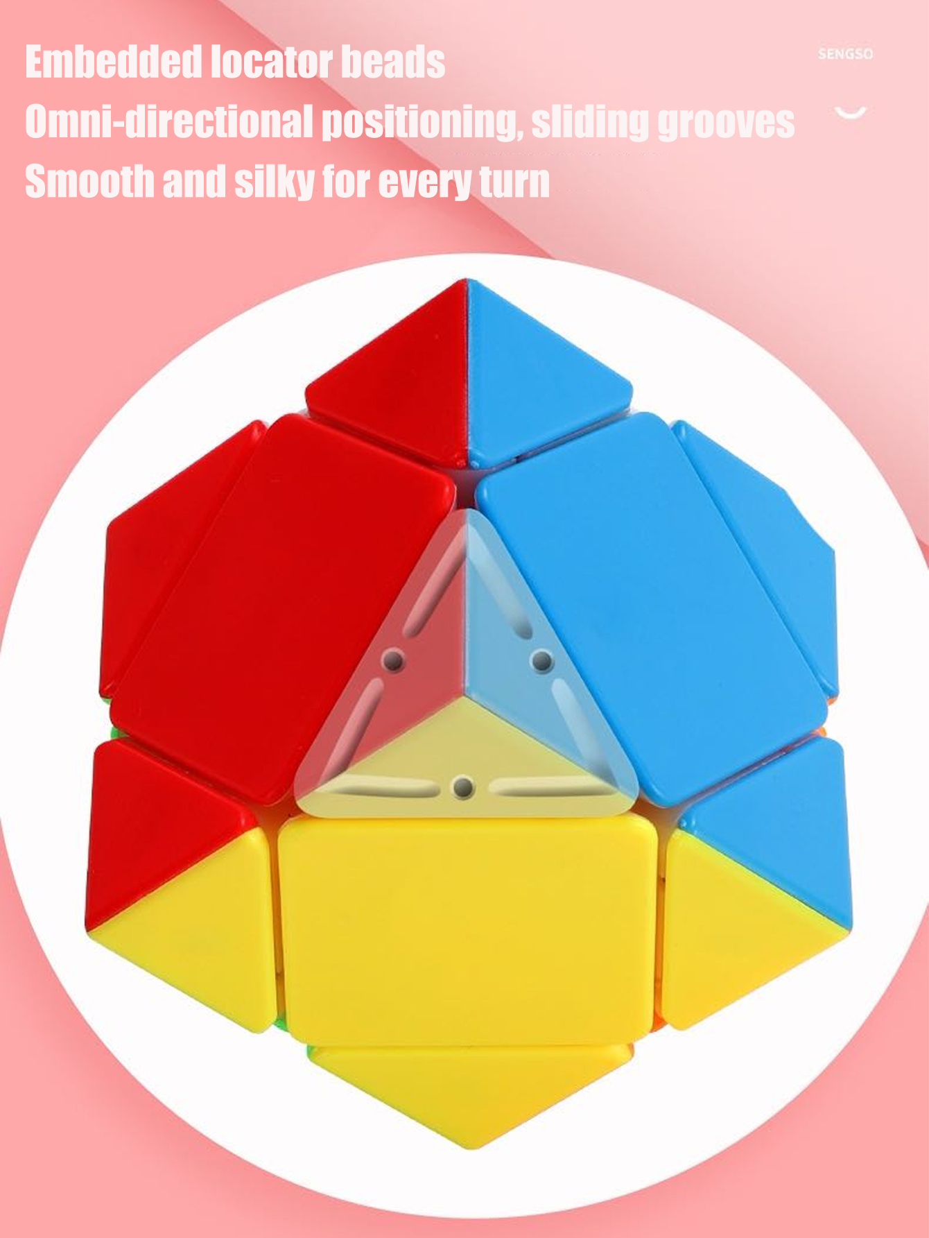 SENGSO Skewb Speed Cube Sticke - Puzzle Blank White avaliação e preço