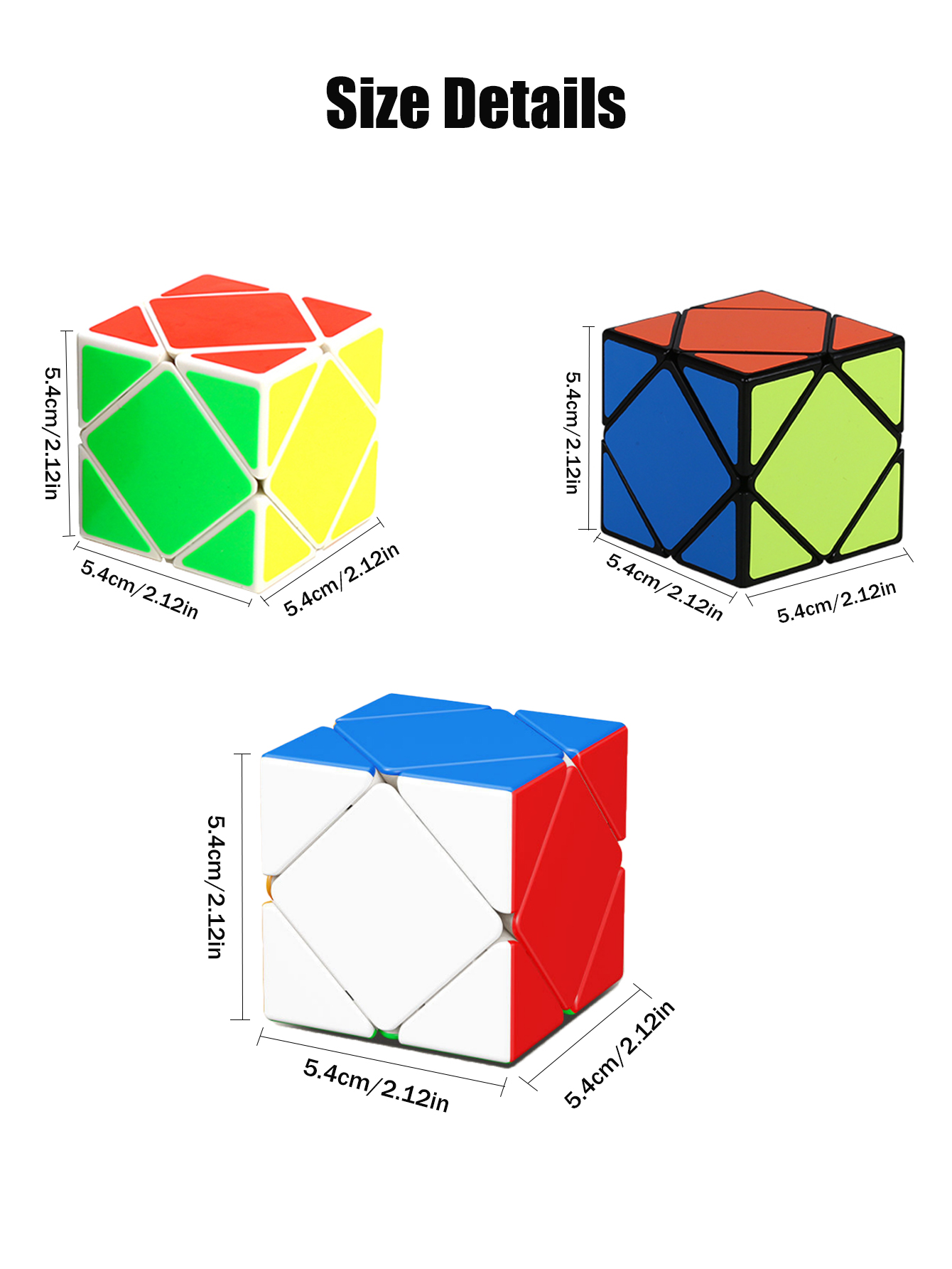SENGSO Skewb Speed Cube Sticke - Puzzle Blank White avaliação e preço