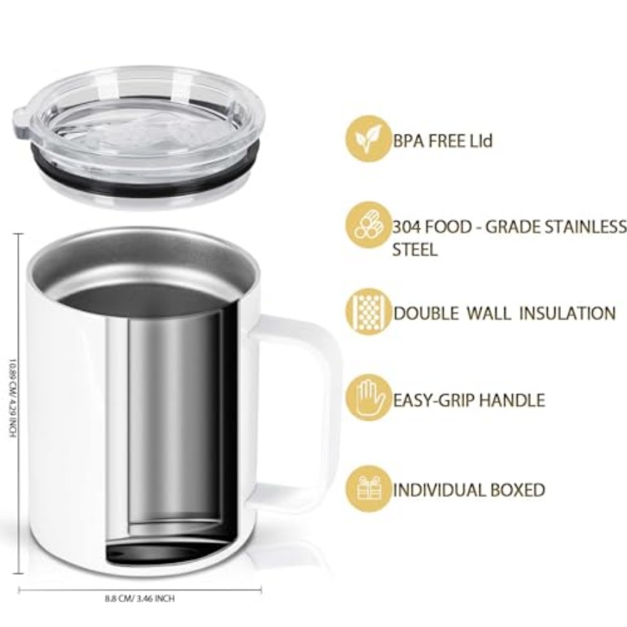 12 Oz Sublimation Coffee Mug B - Sublimation Mug White avaliação e preço