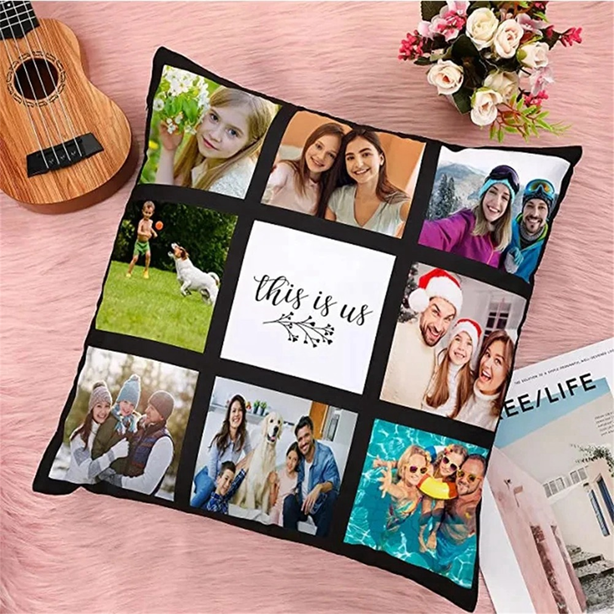 A45I 6Pcs Sublimation Blank Pa - Pillow Cover Sublimation avaliação e preço