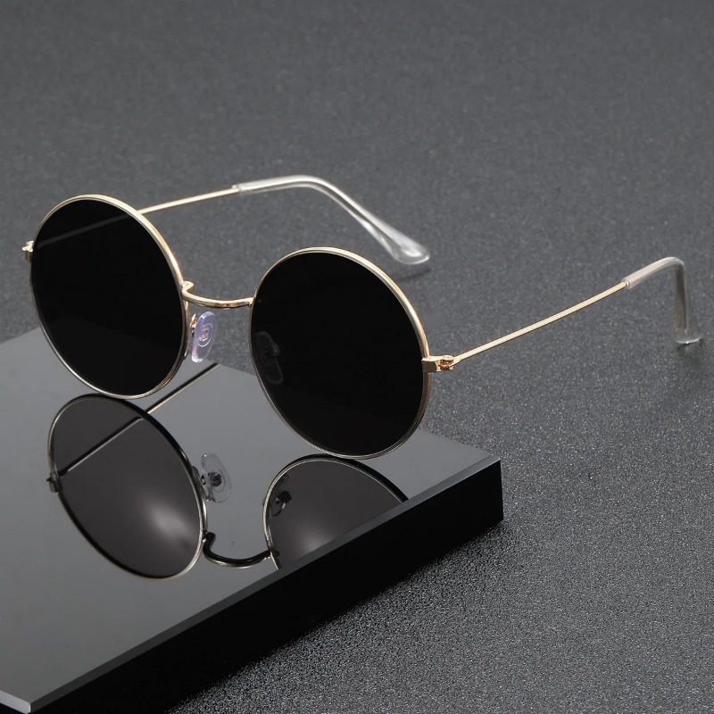 Retro New Punk Style Sunglasse - Metal Photo Panel avaliação e preço