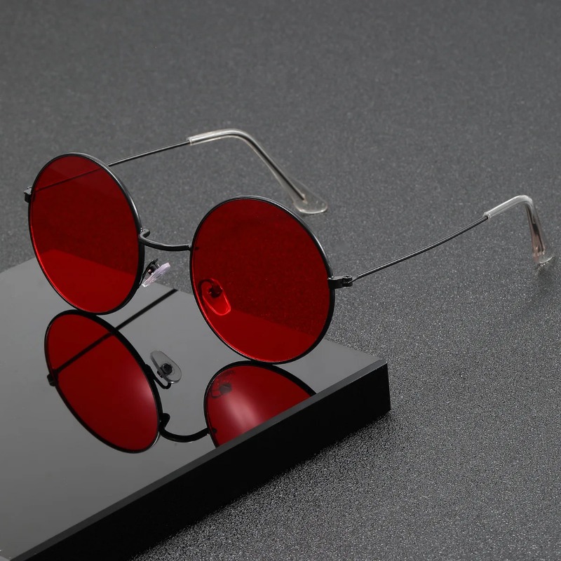 Retro New Punk Style Sunglasse - Metal Photo Panel avaliação e preço