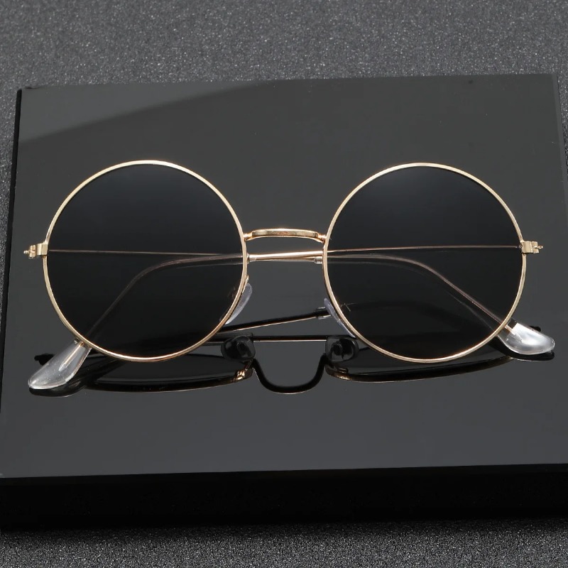 Retro New Punk Style Sunglasse - Metal Photo Panel avaliação e preço