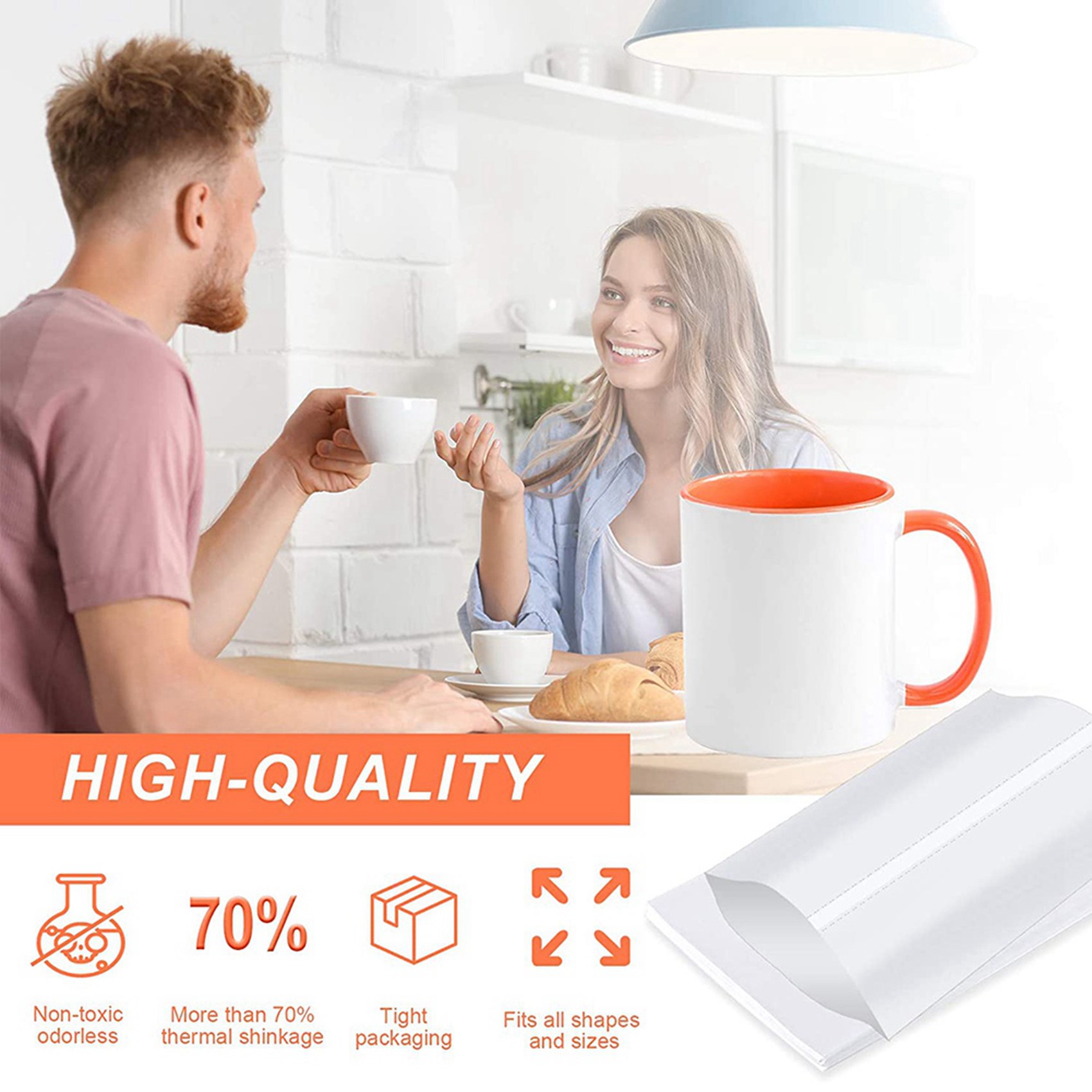 Premium-8X12 Inch Sublimation  - Sublimation Mug White avaliação e preço