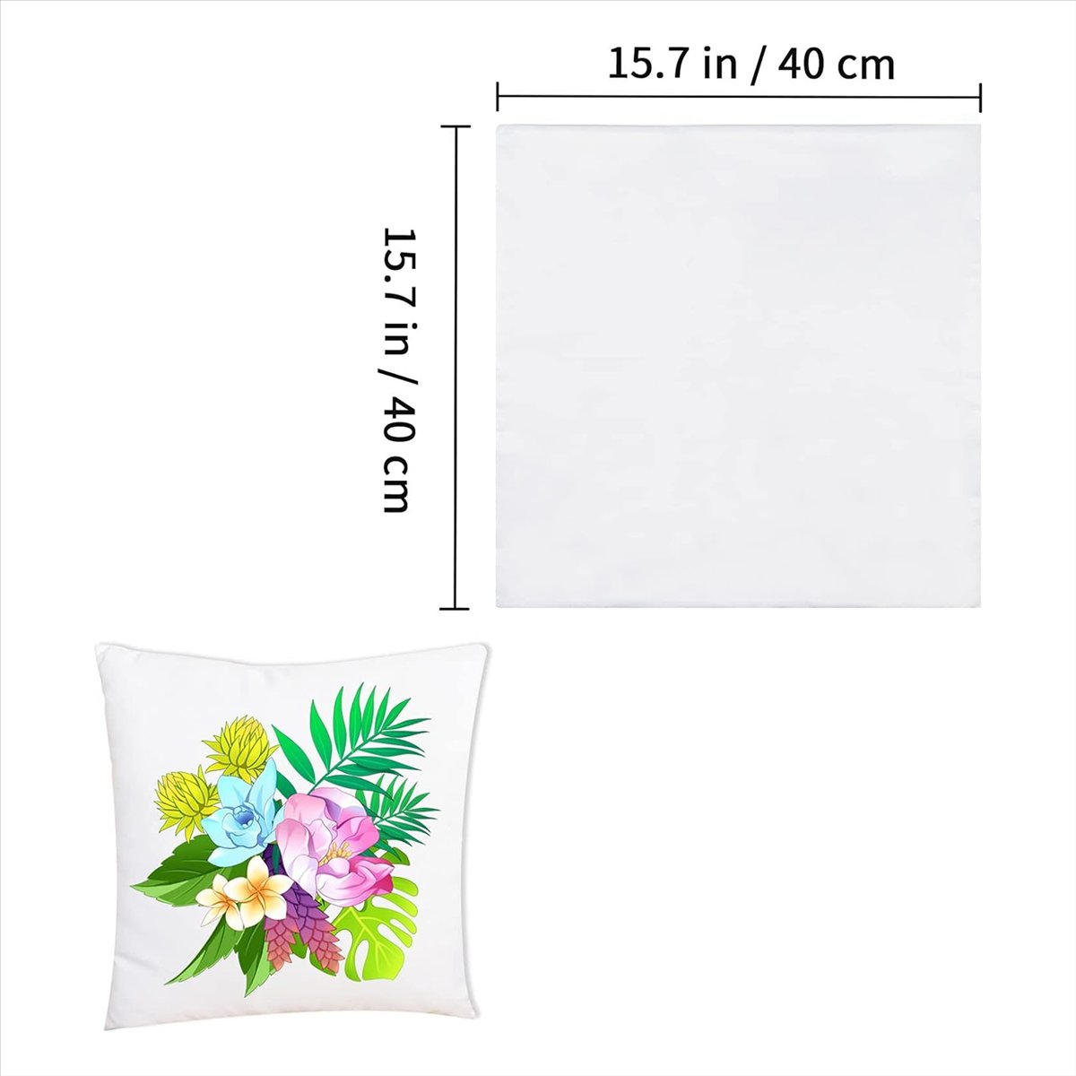 ABZT 15 Pcs Sublimation Blanks - Pillow Cover Sublimation avaliação e preço
