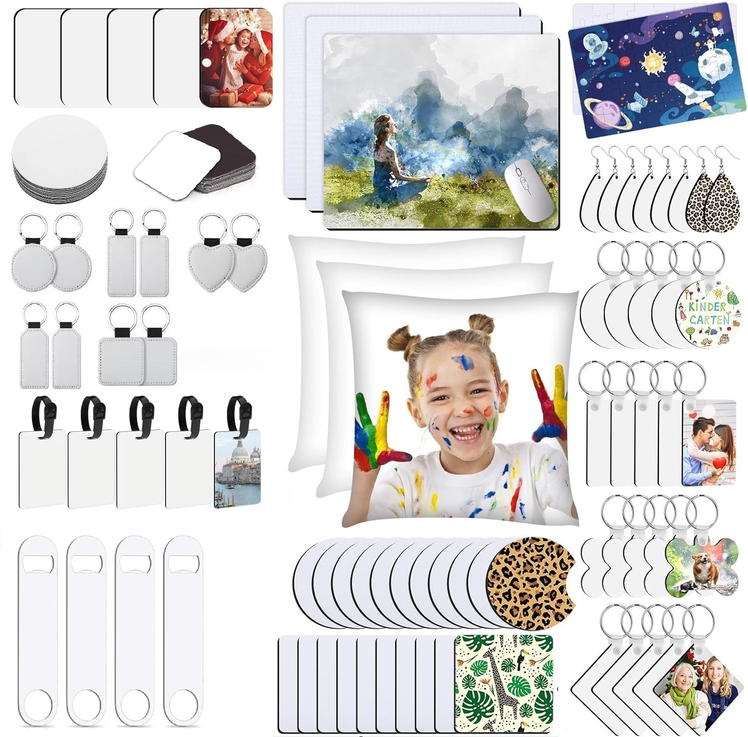 90pcs  Sublimation Blank Start - Pillow Cover Sublimation avaliação e preço