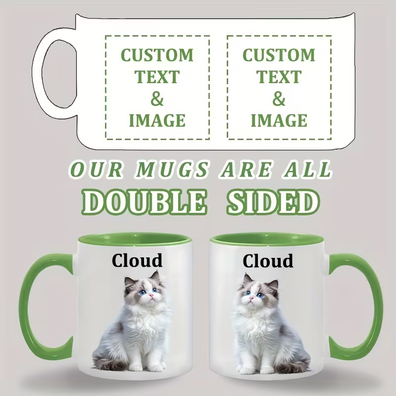 Custom Ceramic Mug Color Insid - Sublimation Mug White avaliação e preço