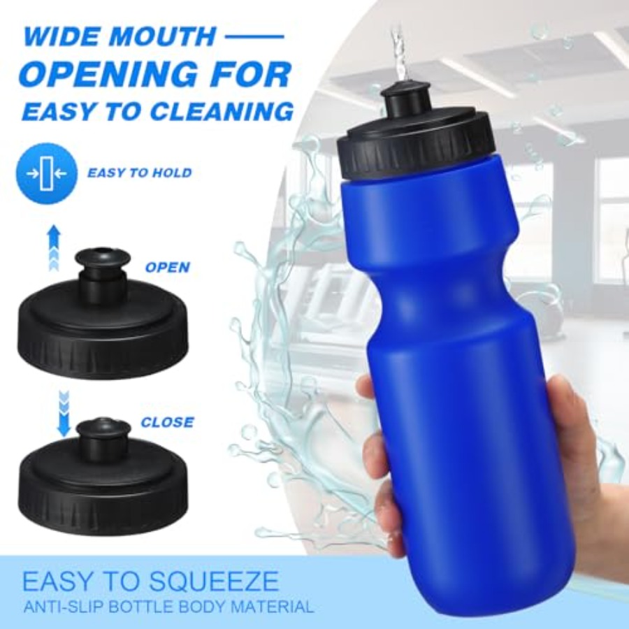 24 Pcs Sports Water Bottles Bu - Water Bottle Blank avaliação e preço