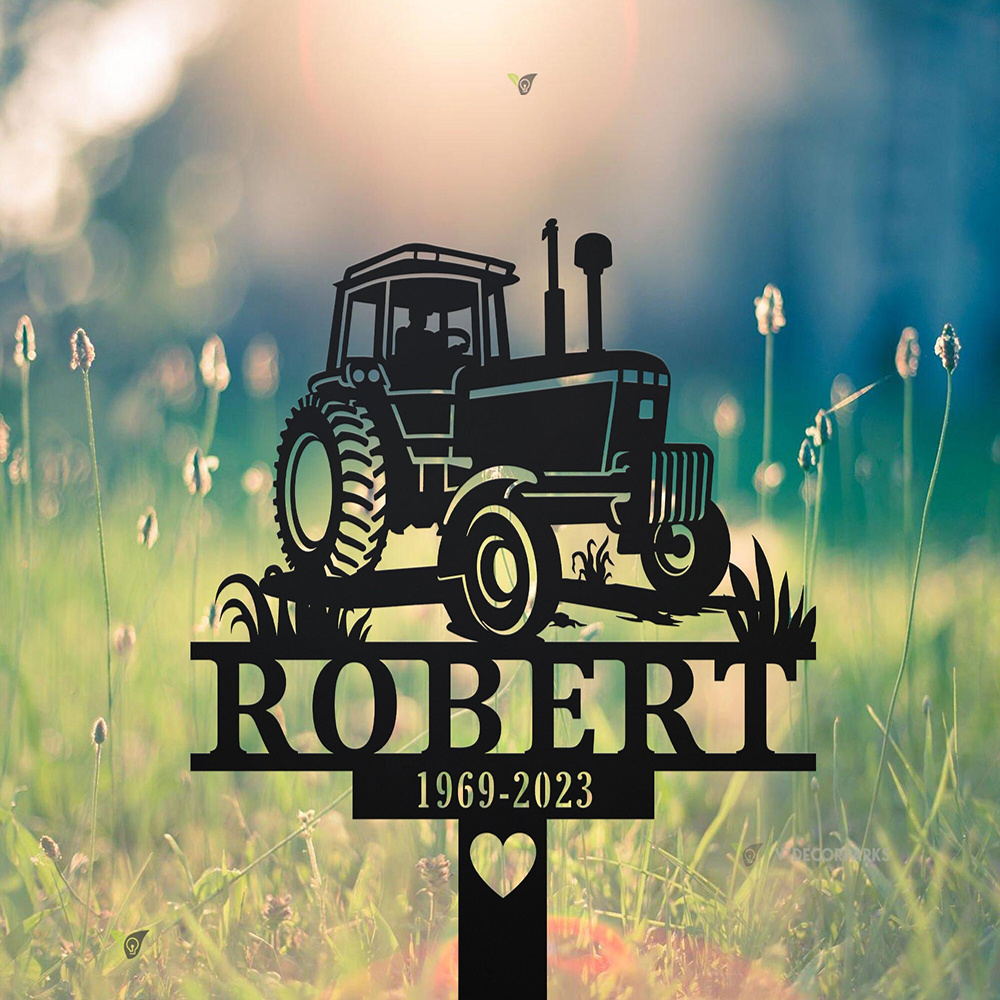 Custom Farmer Memorial Metal S - Yard Sign Blank avaliação e preço