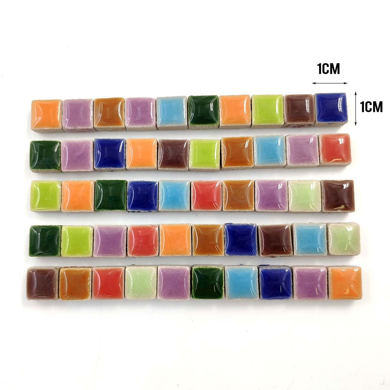 100g DIY Ceramic Mosaic Tiles  - Ceramic Tile Blank avaliação e preço