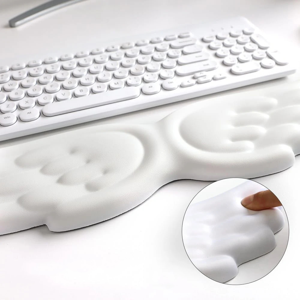 Angel Wings Shaped Keyboard Mo - Mouse Pad Blank Sublimation avaliação e preço