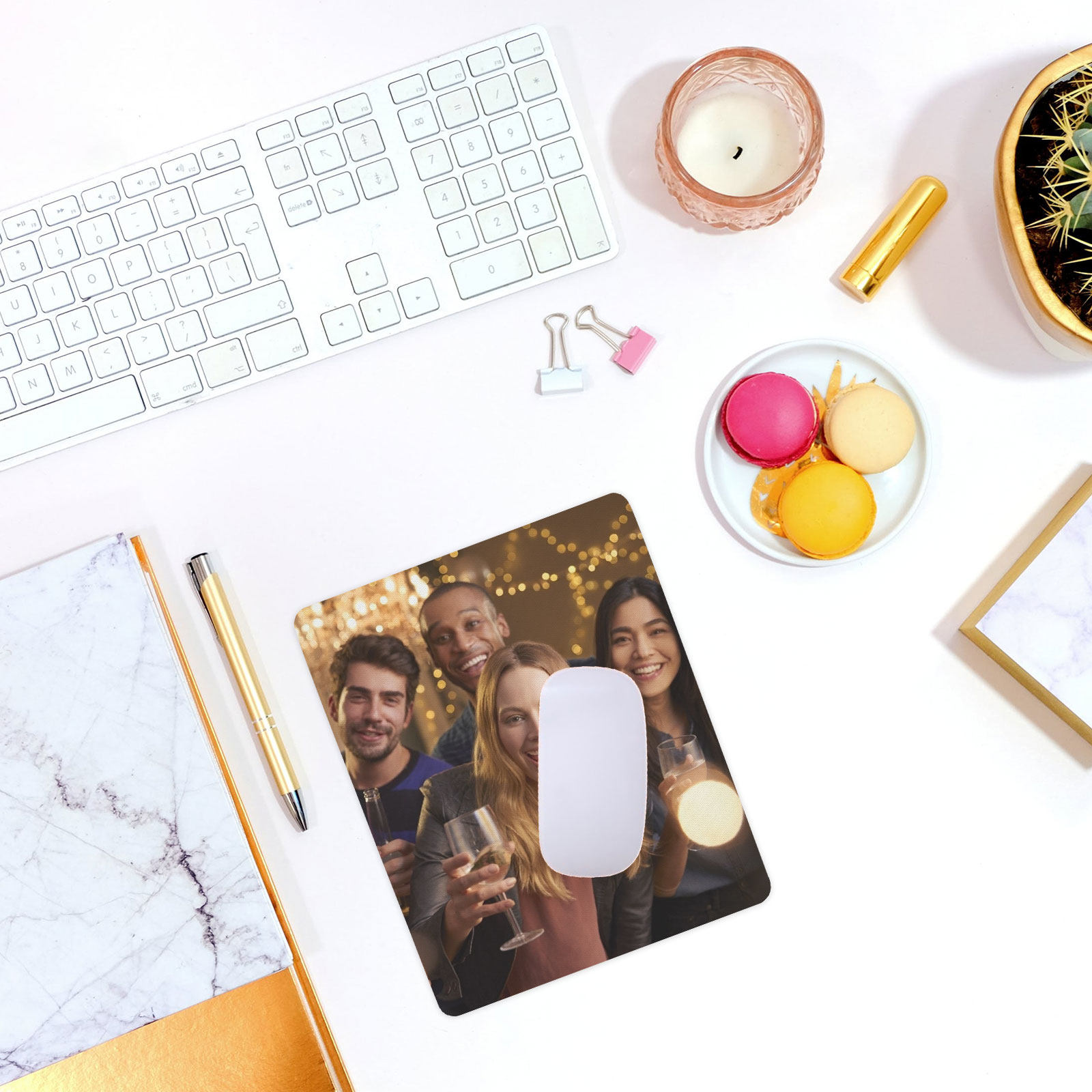 5Pcs Sublimation Mouse Pads Bl - Mouse Pad Blank Sublimation avaliação e preço